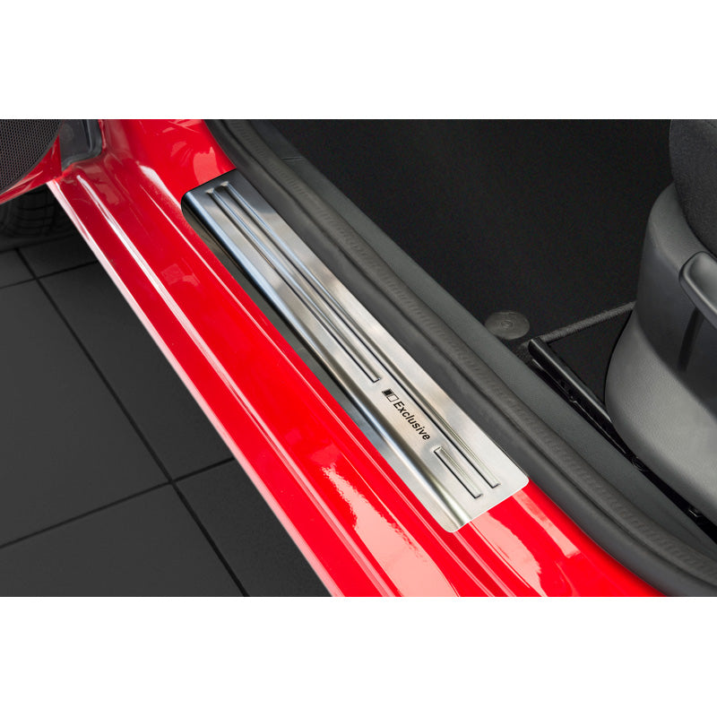 Avisa, Edelstahl Einstiegsleisten passend für Skoda Fabia III Combi/Hatchback 2014-2018 & FL 2018-2021 - Exclusive - 4-teilig, Inox