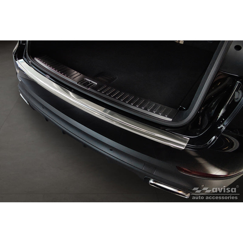 Avisa, Edelstahl Heckstoßstangenschutz passend für Porsche Cayenne III 2017-, Silber