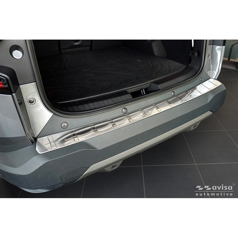 Avisa Stainless Steel Rear bumper protector suitable for Dacia Bigster 2024- 'Ribs'