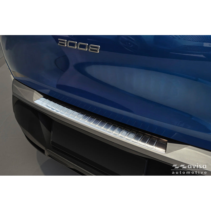Avisa, Bagkofangerbeskytter, Rustfrit stål, Passer til Peugeot 3008 III 2024-, 'Ribs'
