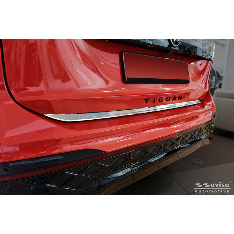 Avisa Chrome Stainless Steel Tailgate Trim suitable for Volkswagen Tiguan III 2024-
