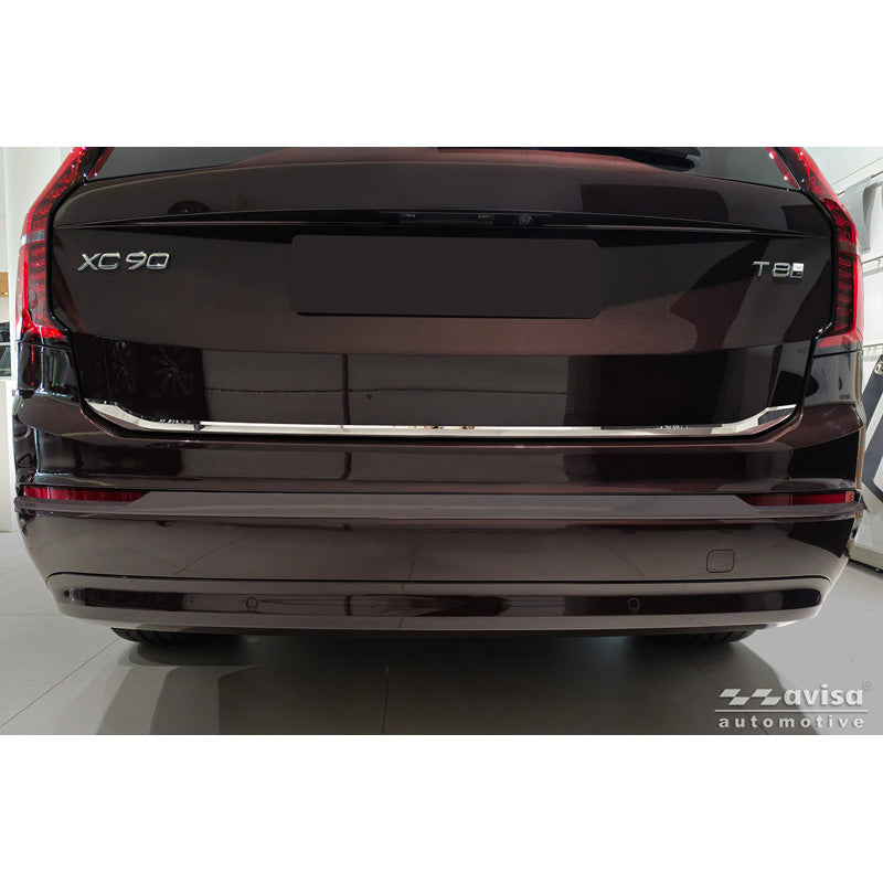 Avisa, Bagklapbeskytter, Krom Rustfrit stål, passer til Volvo XC90 II (2015-2019), Facelift (2019-2024) & Facelift (2024-)