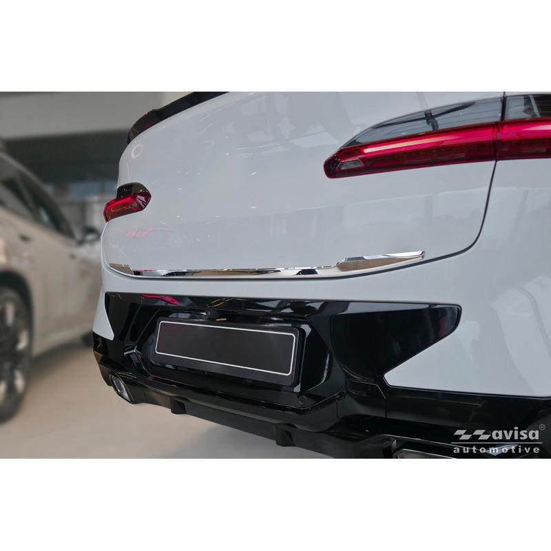 Avisa, Krom Kuffertklapliste, Rustfrit stål, passer til BMW X4 II (G02) M-Sport Facelift (2021-)