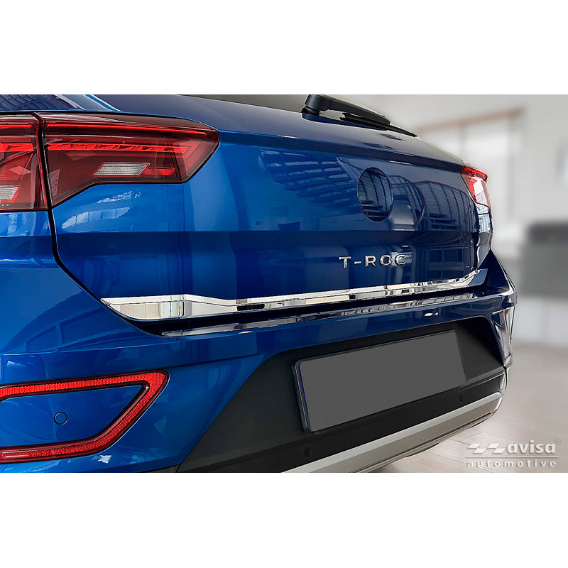 Avisa, Bagklapliste, Krom rustfrit stål, passer til Volkswagen T-Roc (2017-2022) & Facelift (2022-2025 incl. Cabrio)