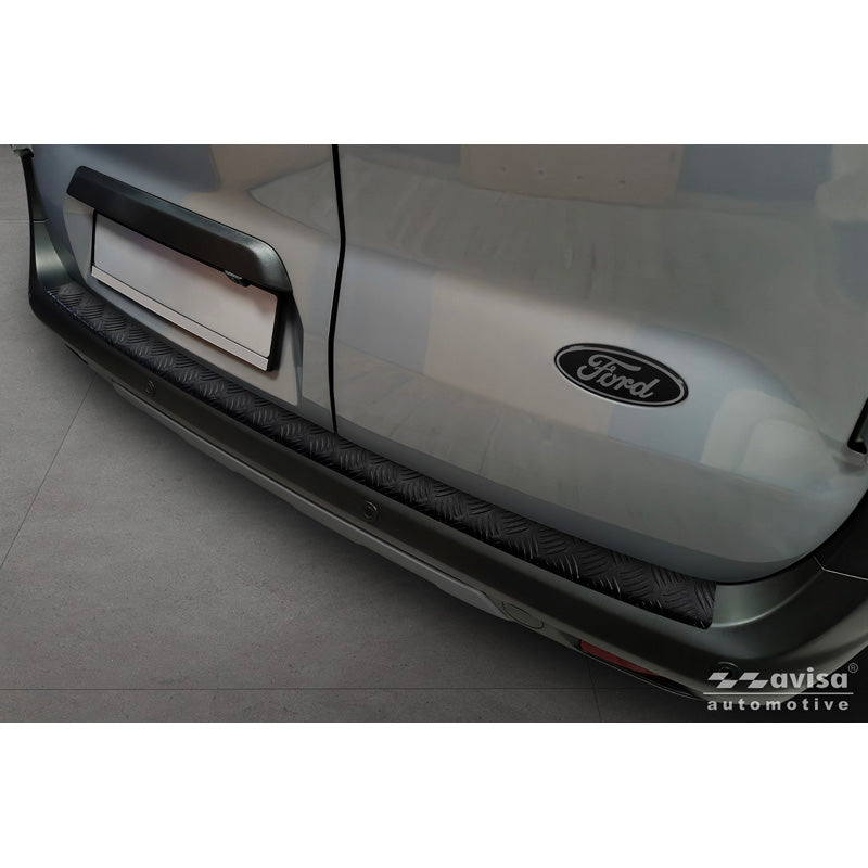 Avisa, Bagkofangerbeskytter, Rustfritstål, Mat Sort, Passer til Ford Transit Courier II / Tourneo Courier II 2023-, 'Rifflet'