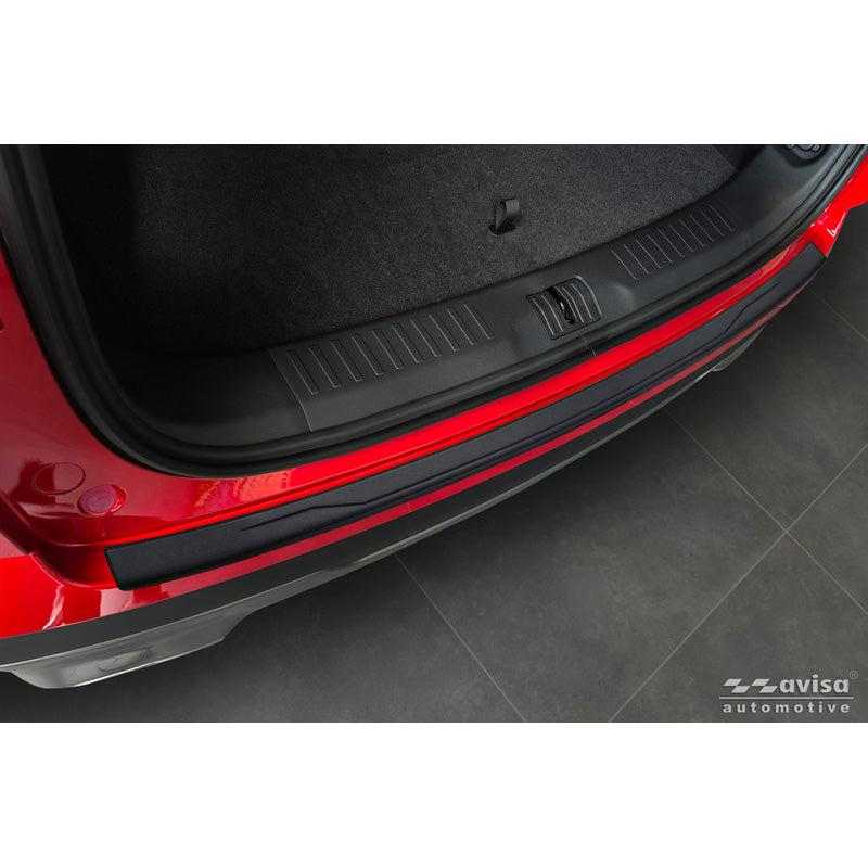 Avisa Stainless Steel Rear Bumper Protector suitable for Jaecoo J7 2024- - Matt Black