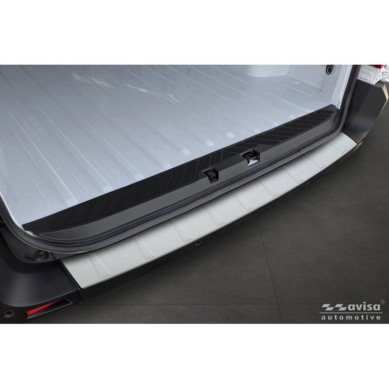 Avisa Stainless Steel Powdercoated Rear bumper protector suitable for Renault Master IV 2024- 'Soft Silver'