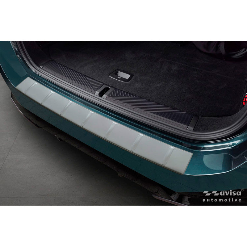 Avisa Stainless Steel Powdercoated Rear bumper protector suitable for BMW 5 Series Touring (G61) 2024- incl. M-Sport 'Soft Silver'