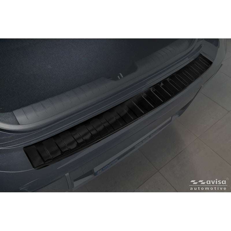 Avisa, Bagkofangerbeskytter, Sort rustfrit stål, passer til Hyundai Ioniq 6 (2022-)