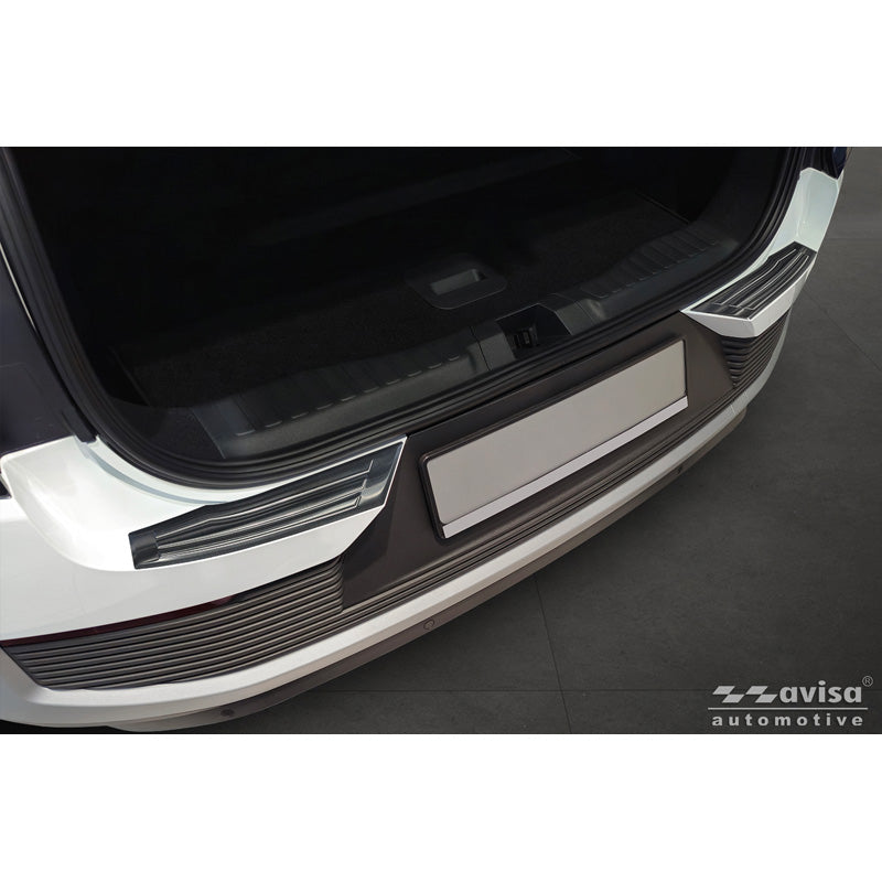 Avisa, Bagkofangerbeskytter, Rustfrit stål, Sort, Passer til Ford Explorer EV 2024-, 'Ribs'