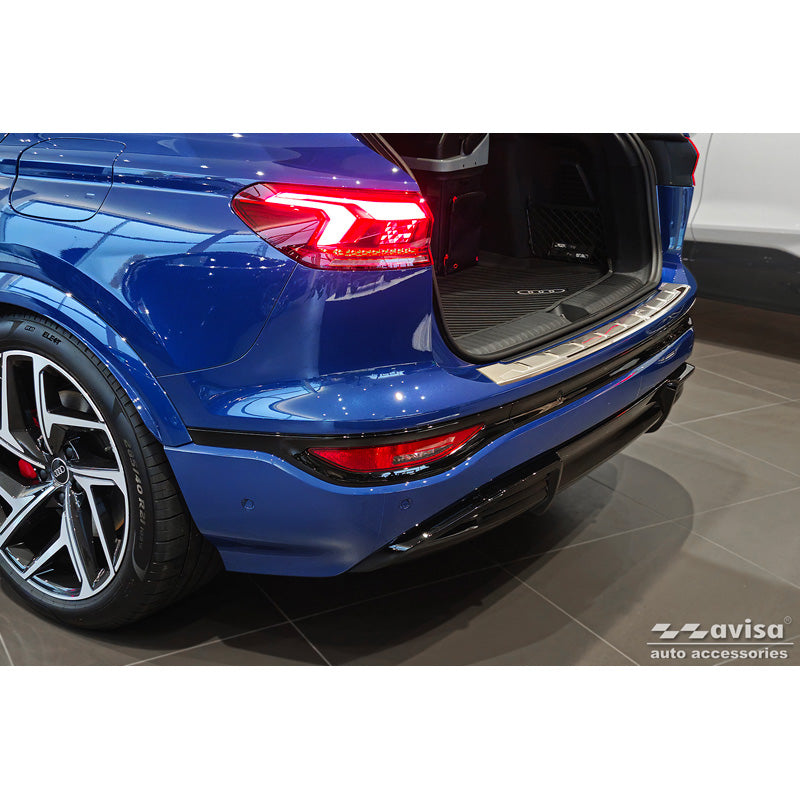 Avisa, Bagkofanger beskytter, Rustfritstål, Passer til Audi Q6 e-tron 2024, 'Shadow Premium'