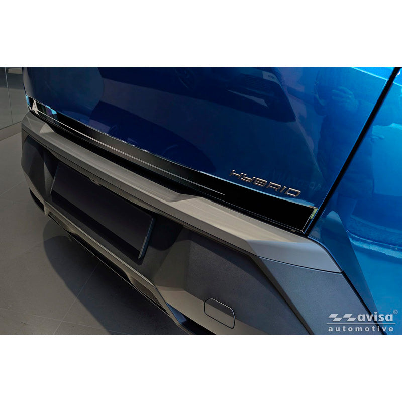 Avisa Black Chrome Stainless Steel Tailgate Trim suitable for Peugeot 3008 III 2024-