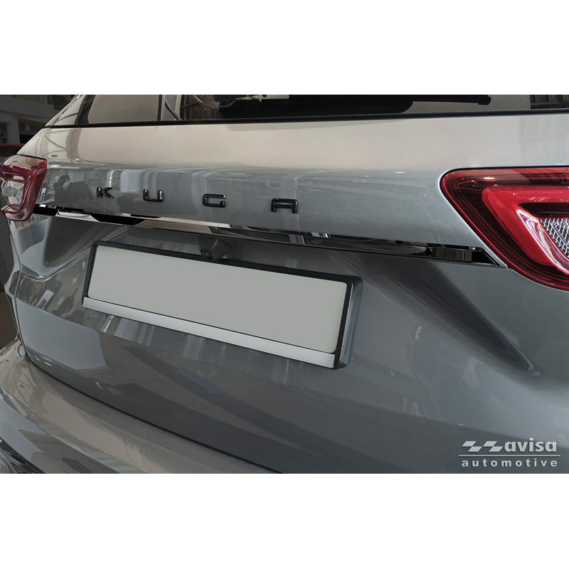 Avisa, Bagklaplist, Sort krom rustfrit stål, passer til Ford Kuga III (2019-2024) & Facelift (2024-)