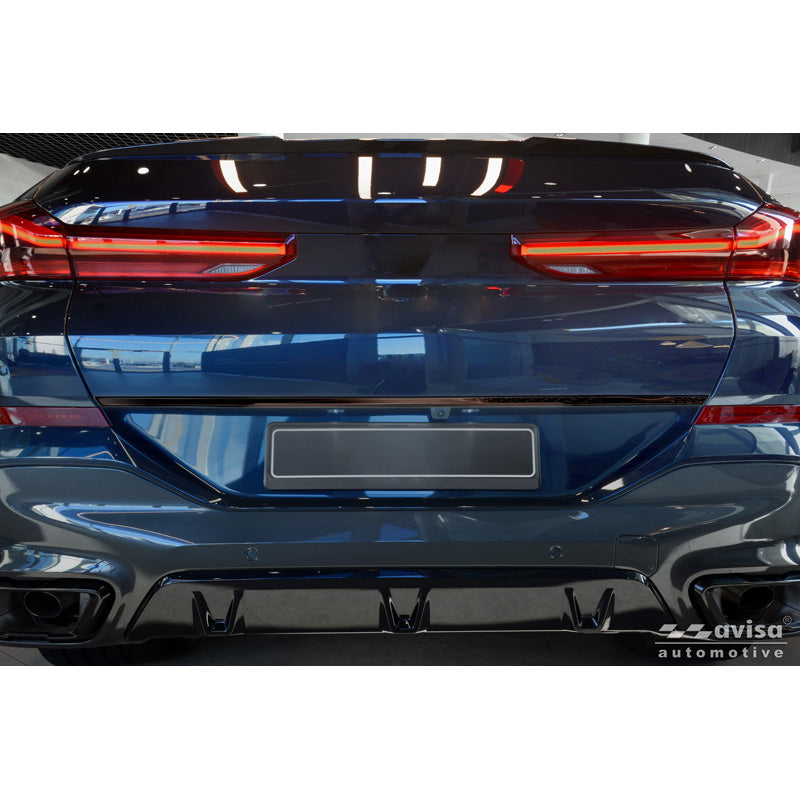 Avisa, Bagklapliste, Sort krom rustfrit stål, passer til BMW X6 (G06) (2023-) excl. M-Sport