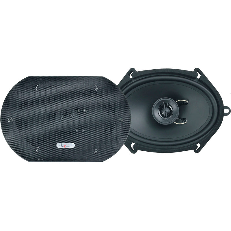 Excalibur X572 – 5"" x 7"" (13 x 18cm) 2-Way Coaxial 450W Car Speakers