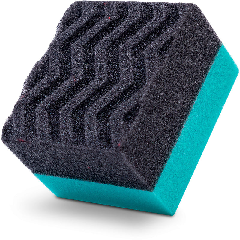Chemical Guys Durafoam Contoured Large Tire Dressing Applicator Pad With Wonder Wave Technology