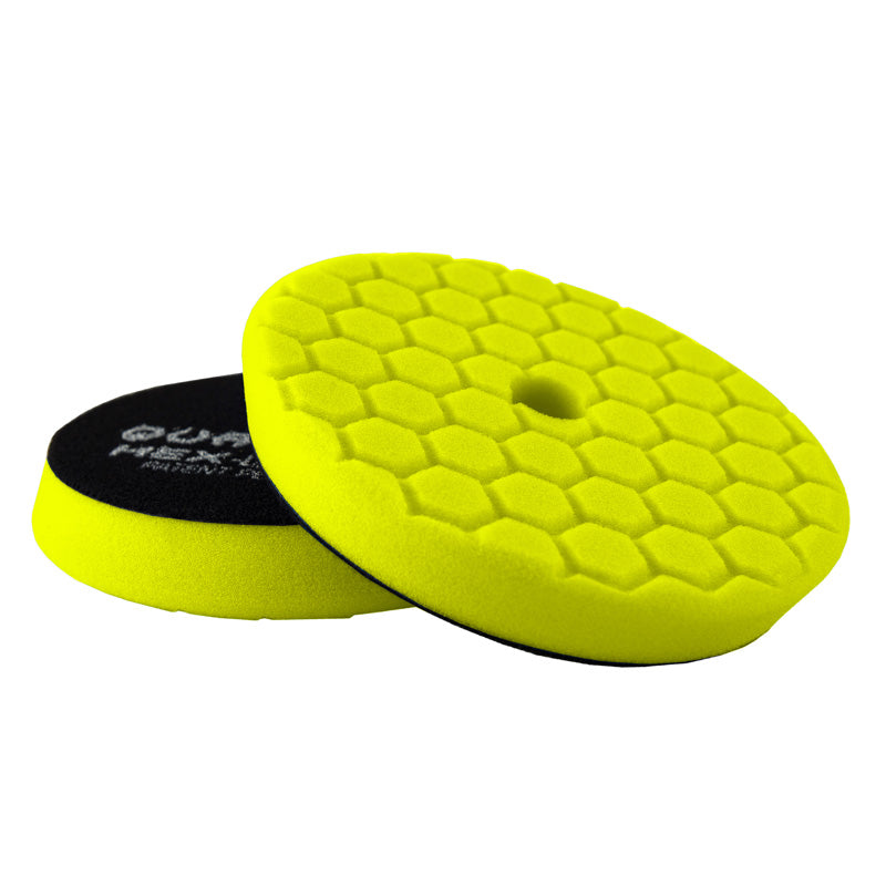 Chemical Guys Hex-Logic Quantum Heavy Cutting Pad Yellow (5.5 Inch)