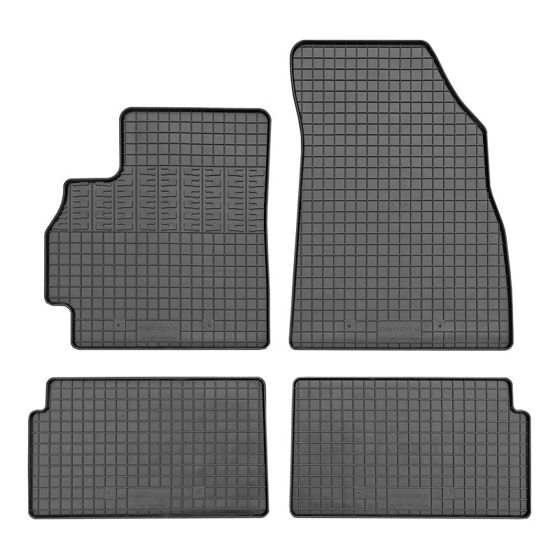 CIKCAR Rubber car mats set suitable for Omoda 5 2022- (incl. EV) (4-pieces + fixing system)