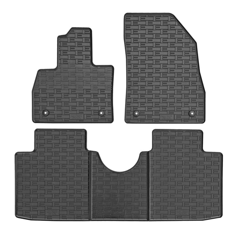 CIKCAR Rubber car mats set suitable for Smart #5 EV 2024- (3-pieces + fixing system)