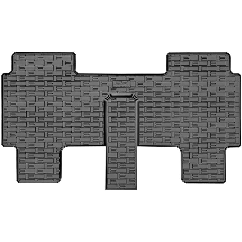 CIKCAR Rubber car mats set suitable for Volkswagen ID.Buzz Bus Personal (Long wheel base) 2022- (Second row) (1-piece)