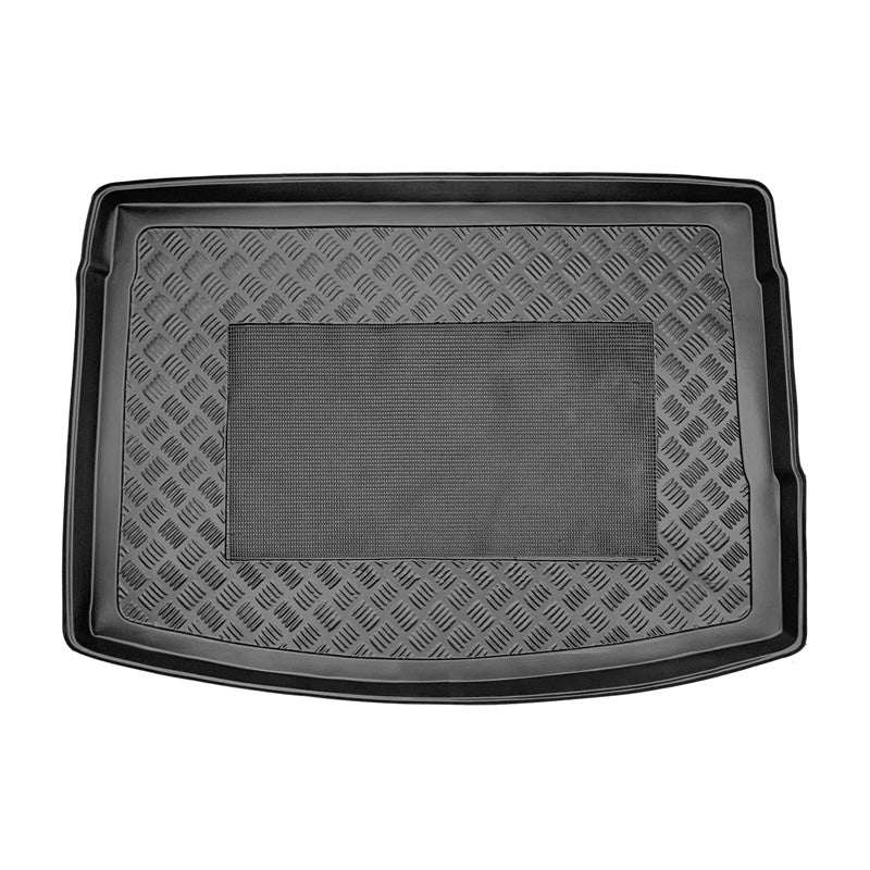 AutoStyle, Kofferraumwanne Anti-Rutsch passend für Hyundai i30 HB 2017- (Doppelboden), Kunststoff, Grau