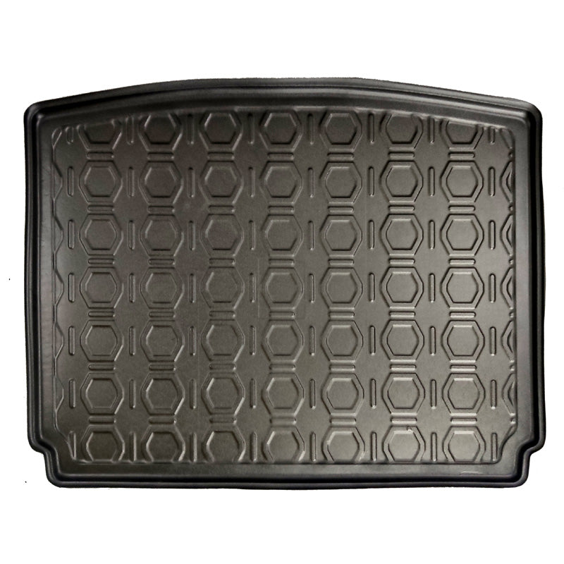 AutoStyle, Kofferraumwanne Design passend für Jeep Compass (MX) 2017- (Höhe Ladeboden), Kunststoff, Grau