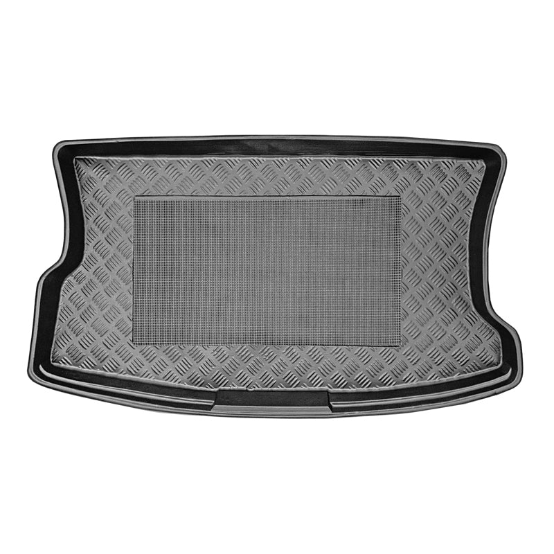 AutoStyle, Kofferraumwanne Anti-Rutsch passend für Renault Clio 3/5-türer 2001-2007, Kunststoff, Gummi, Schwarz