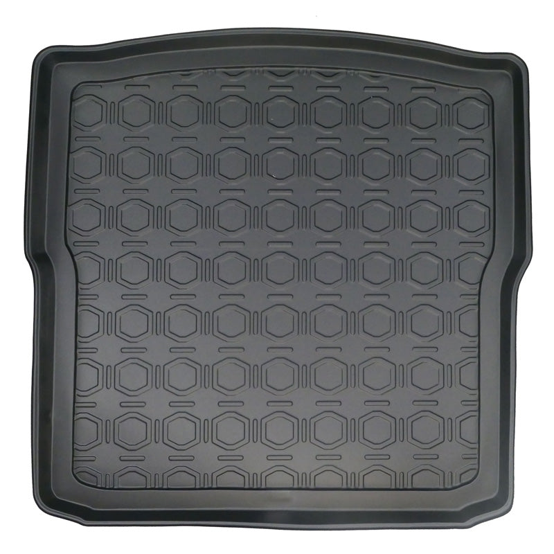 AutoStyle, Kofferraumwanne Design passend für Skoda SuperB Kombi 2009-, Kunststoff, Grau