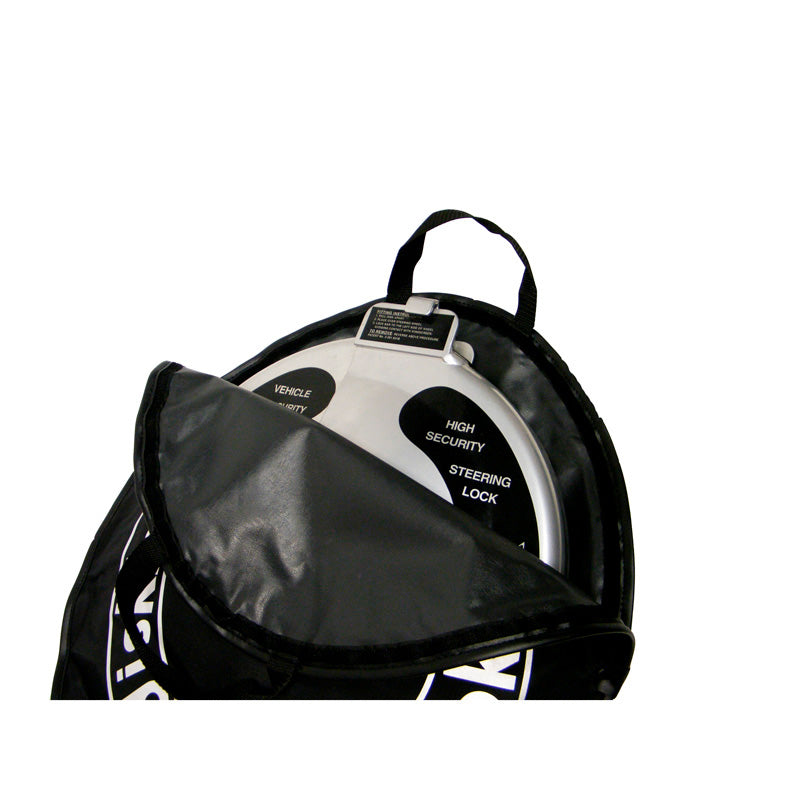 Disklok, Opbevaringsetui til rattlås, Nylon, Med Velcro lukning og bærehåndtag, Universal pasform