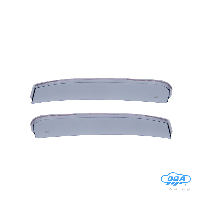 DGA Wind Deflectors suitable for Ford Transit FBD 2-doors 2014- (2-pieces / short)