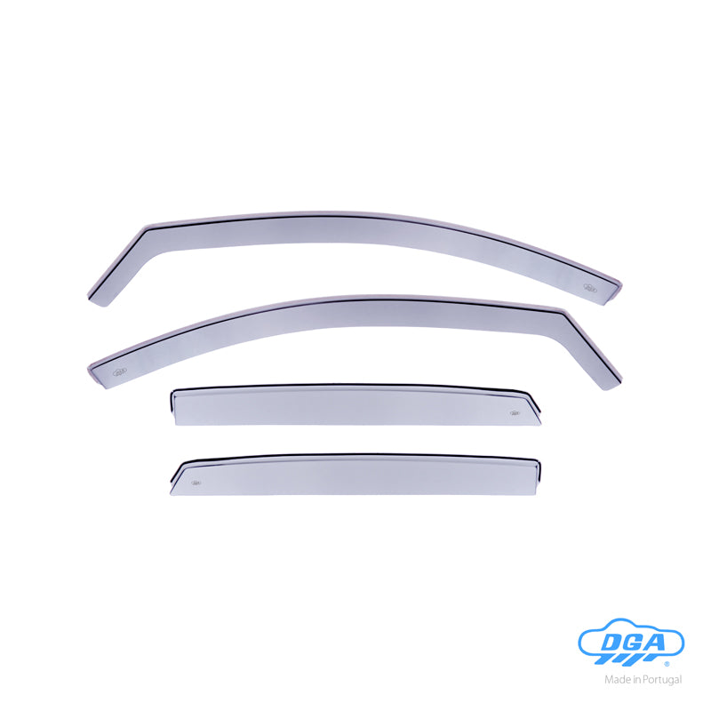DGA Wind Deflectors Set suitable for Hyundai Kona 2017-2023 (4-pieces)