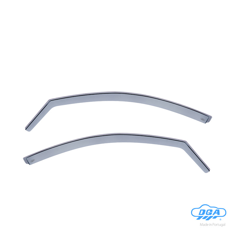 DGA Wind Deflectors suitable for Peugeot 206 HB 3-doors 1998-2008 & 206+ 2009-2013 (2-pieces)