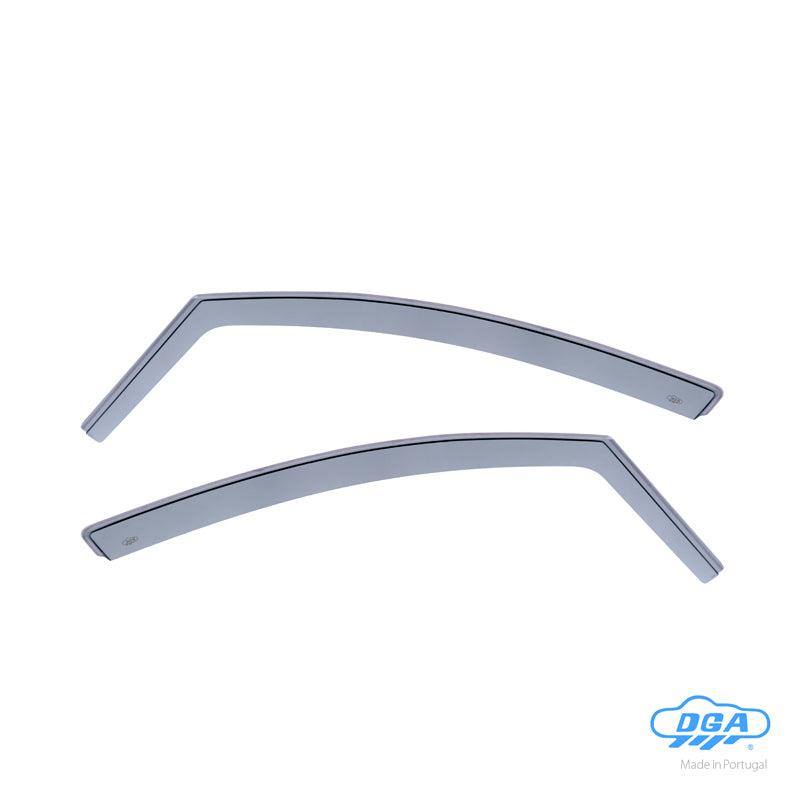 DGA Wind Deflectors suitable for Renault Clio IV (BH) HB 5-doors & Grandtour (KH)  2012-2019 (2-pieces)