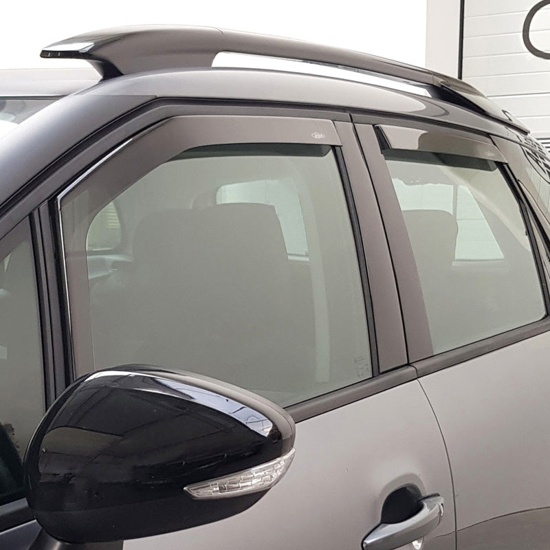 DGA Wind Deflectors Set suitable for Renault Captur II 2020- & Mitsubishi ASX II 2023- (4-pieces)