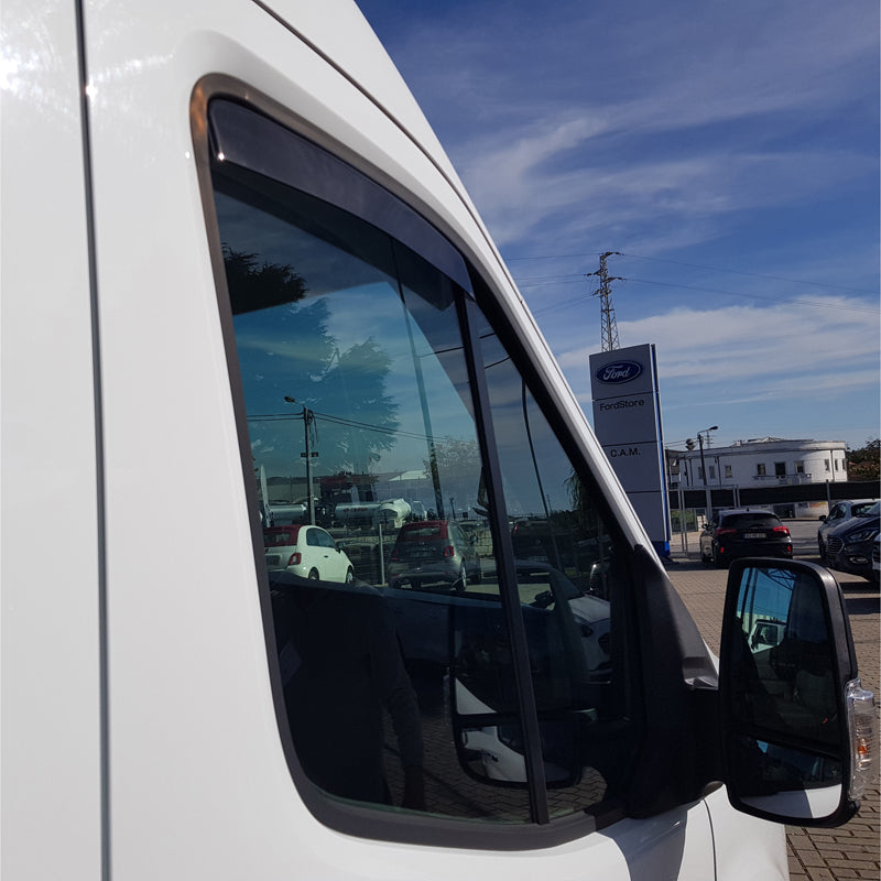 DGA Wind Deflectors suitable for Renault Master IV (F8) 2024- (2-pieces / short)