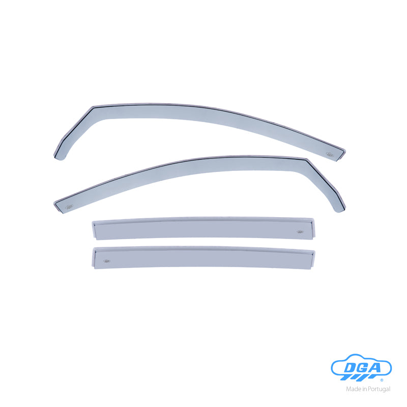DGA Wind Deflectors Set suitable for Volkswagen Golf V HB 5-doors 2003-2008 (4-pieces)