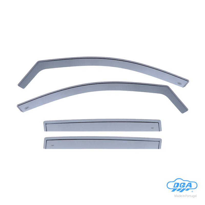 DGA Wind Deflectors Set suitable for Volkswagen Golf VII HB 5-doors 2012-2019 (4-pieces)