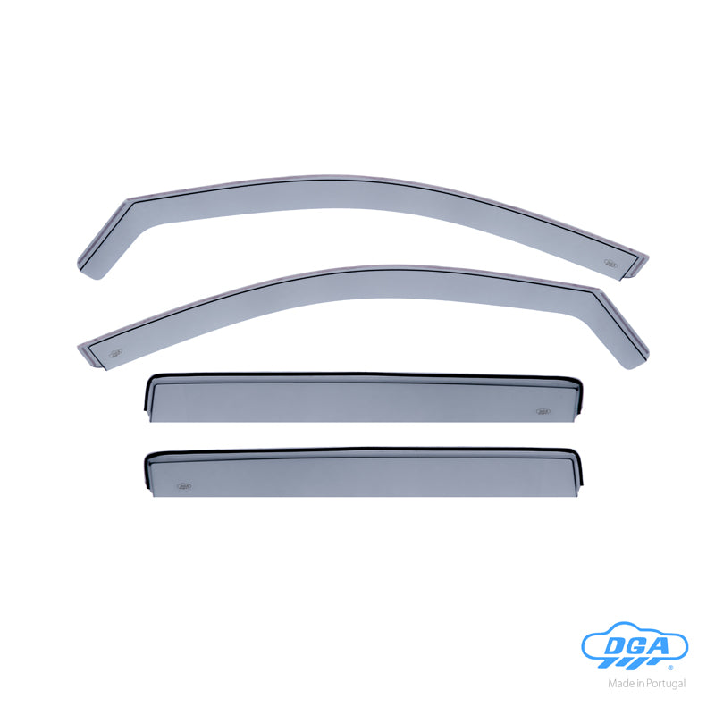 DGA Wind Deflectors Set suitable for Volkswagen T-Roc 2017- (4-pieces)