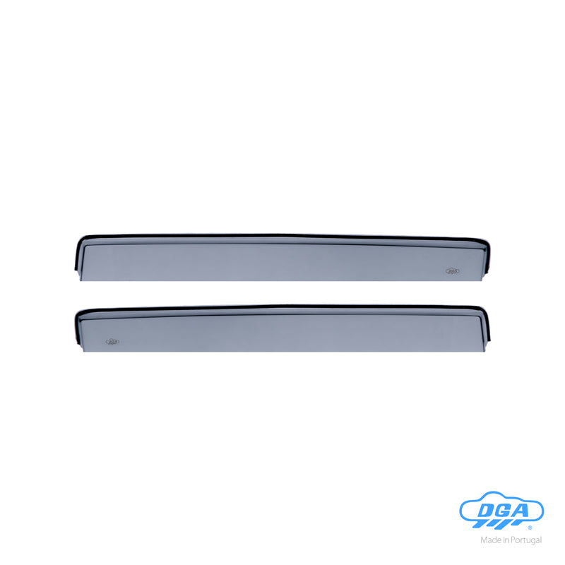 DGA Wind Deflectors (Rear) suitable for Volkswagen T-Roc 2017- (2-pieces)