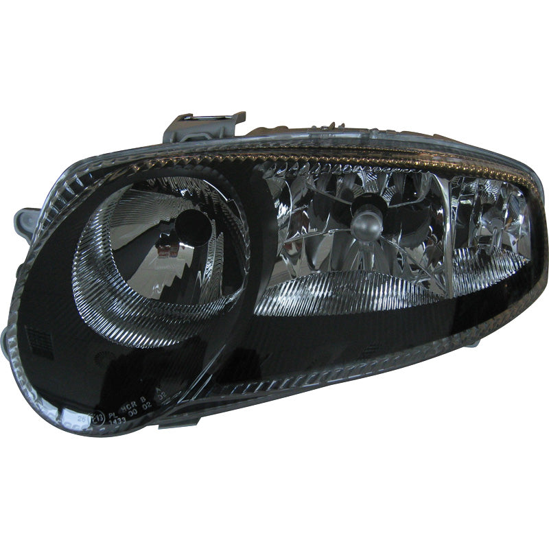 AutoStyle, Satz Scheinwerfer passend für Alfa Romeo 147 -2005 - Schwarz/Klar