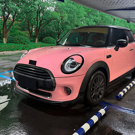 AutoStyle, Forlygte- og Baglygteindramninger, ABS Blank Sort, sæt af 4 stykker, passer til Mini One/Cooper/S/Cabrio F55/F56/F57 (2013-2024)