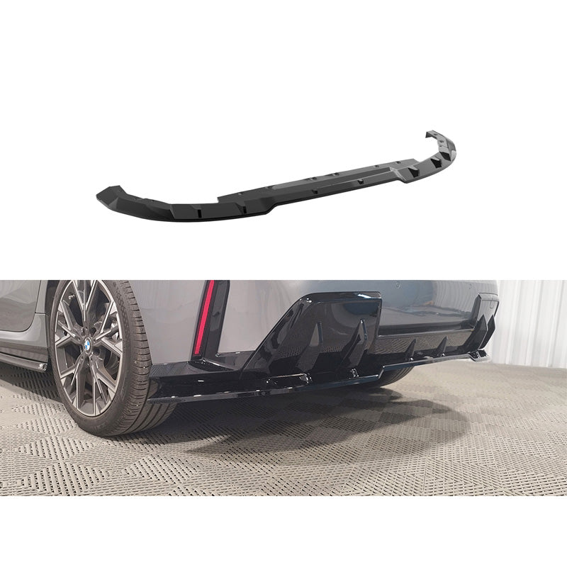Motordrome, Bagkofanger Skirt (Diffuser) - Passer til BMW 1-Series (F70) M-Sport - Glans sort