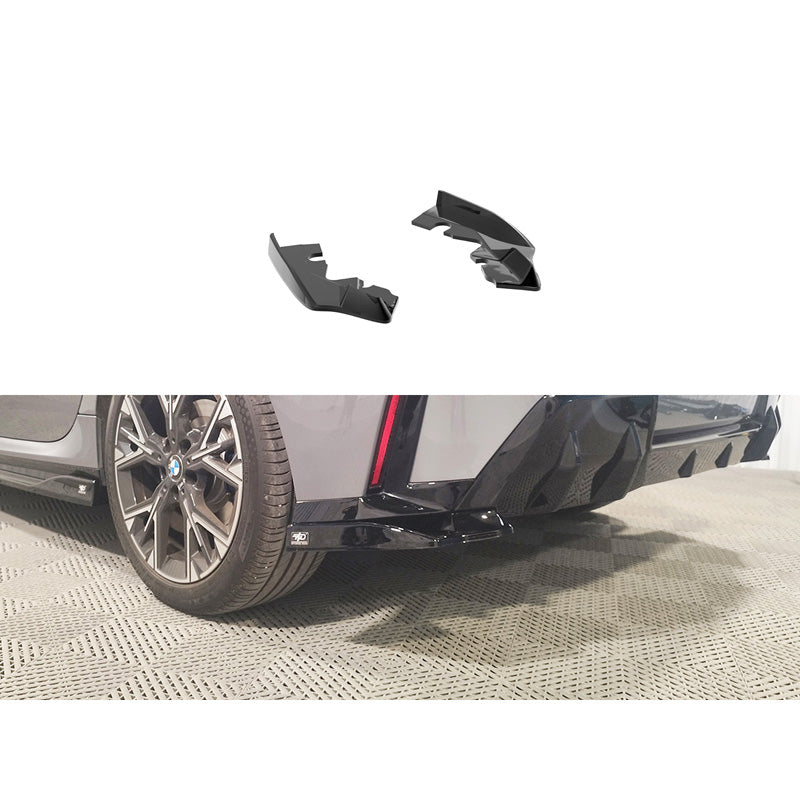 Motordrome, Bagkofanger Skørter (Hjørner) - Passer til BMW 1-Series (F70) M-Sport - Gloss Black