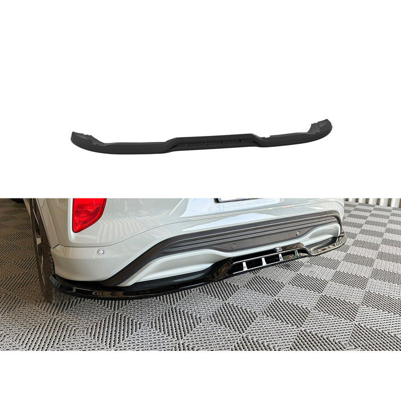 Motordrome, Bagkofanger skørt (Diffuser), ABS Glanssort, Passer til Ford Puma ST-Line Facelift 2024-