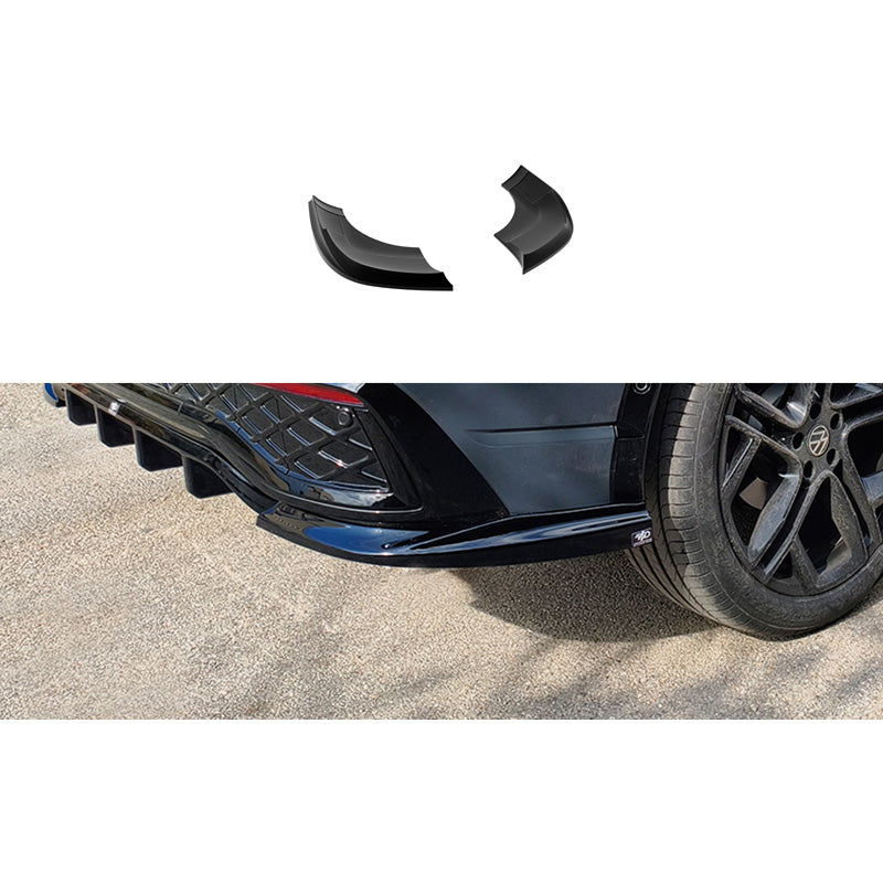 Motordrome Rear bumper skirt (Corners) suitable for Volkswagen Tiguan III (CT1) R-Line 2024- (ABS)