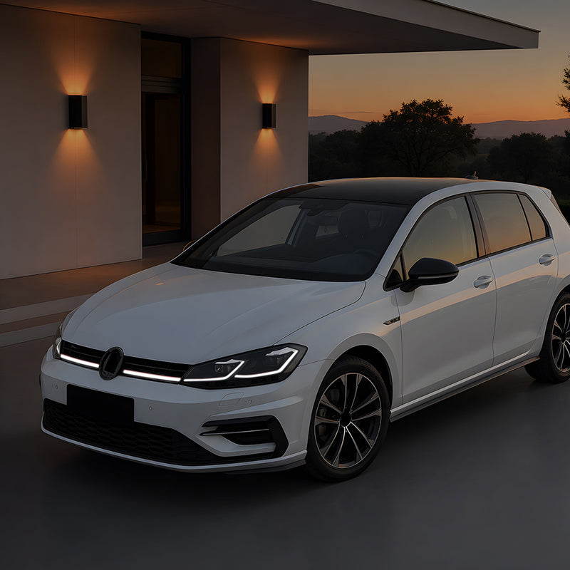 AutoStyle, Sportsgrill med LED-strip, passer til Volkswagen Golf VII (7.5) HB/Variant Facelift (2017-2020)