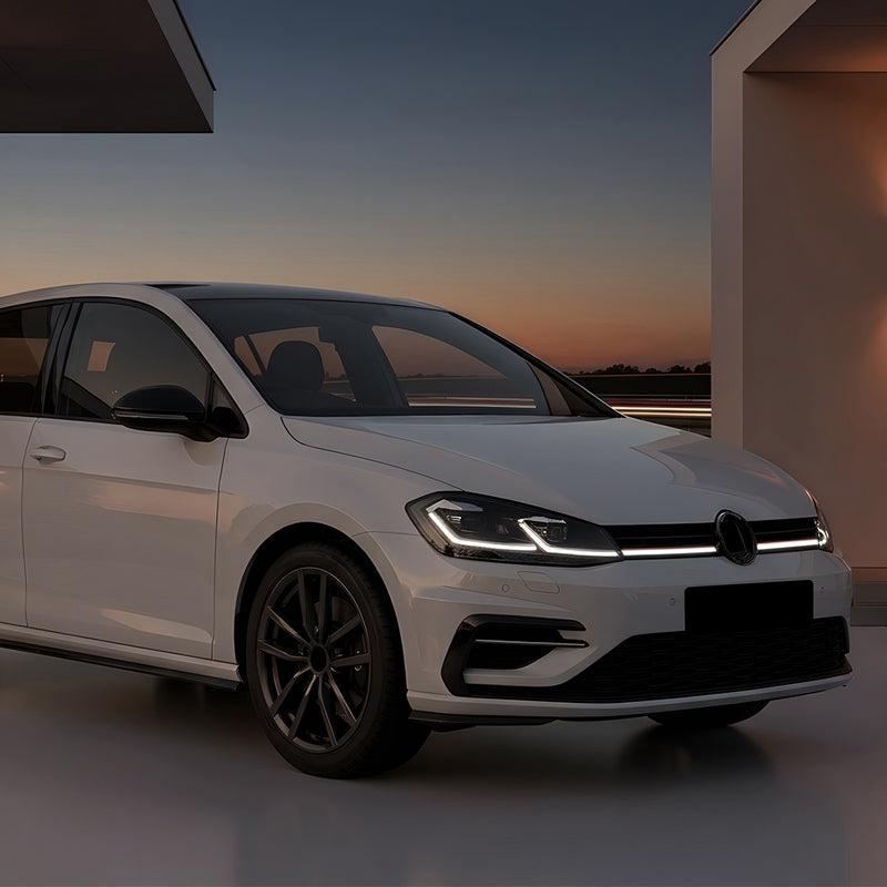 AutoStyle, Sportsgrill med LED-strip, passer til Volkswagen Golf VII (7.5) HB/Variant Facelift (2017-2020)