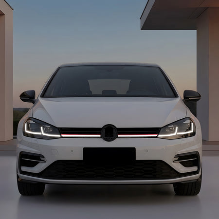 AutoStyle, Sportsgrill med LED-strip, passer til Volkswagen Golf VII (7.5) HB/Variant Facelift (2017-2020)