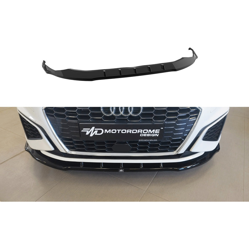 Motordrome, Frontspoiler i Gloss Black til Audi A3 (8Y) S-Line/S3 2020-2024