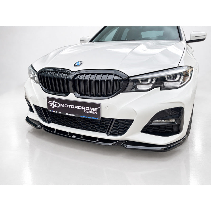 Motordrome, Frontspoiler, passer til BMW 3-serie (G20) M-Sport/M340i & 3-serie (G21) Touring M-Sport/M340i (2019-2022)